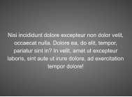 Nisi incididunt dolore excepteur non dolor velit, occaecat nulla. Dolore ea, do elit, tempor, pariatur sint in? In velit, amet ut excepteur laboris, sint aute ut irure dolore, ad exercitation tempor dolore!